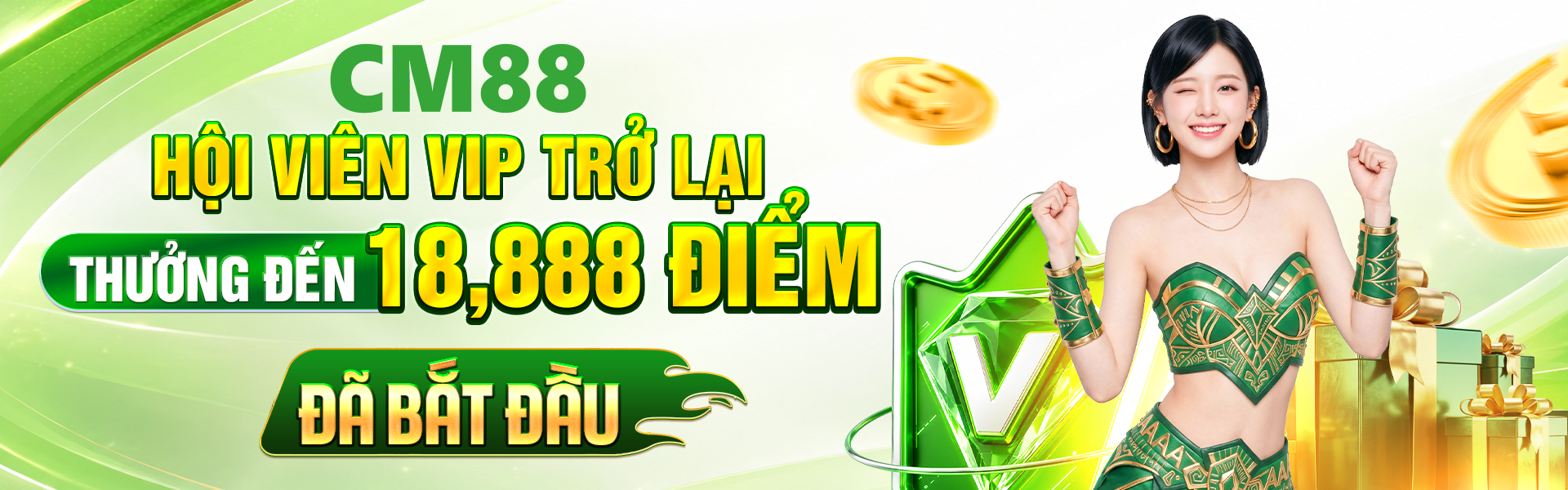 Mừng Vip trở lại lì xì lên đến 18,888